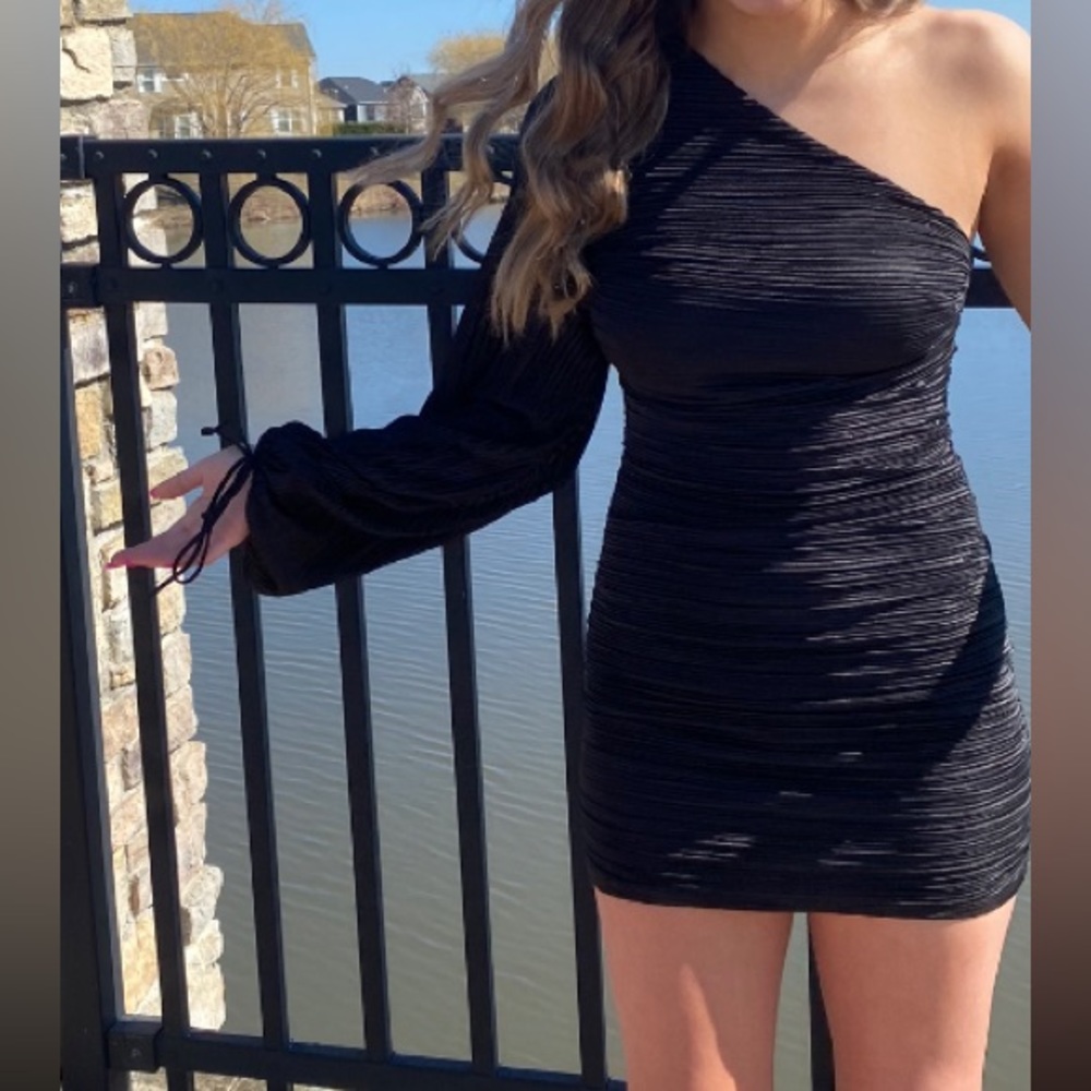 Lucy in the Sky Off the Shoulder Homecoming Dress
